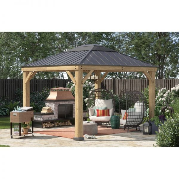 Solid Wood Patio Gazebo