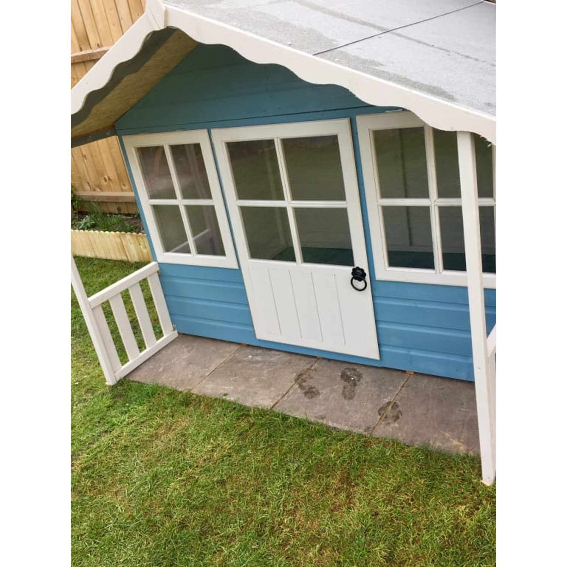 Shire 6 x 5ft Pixie Wooden Playhouse with Veranda