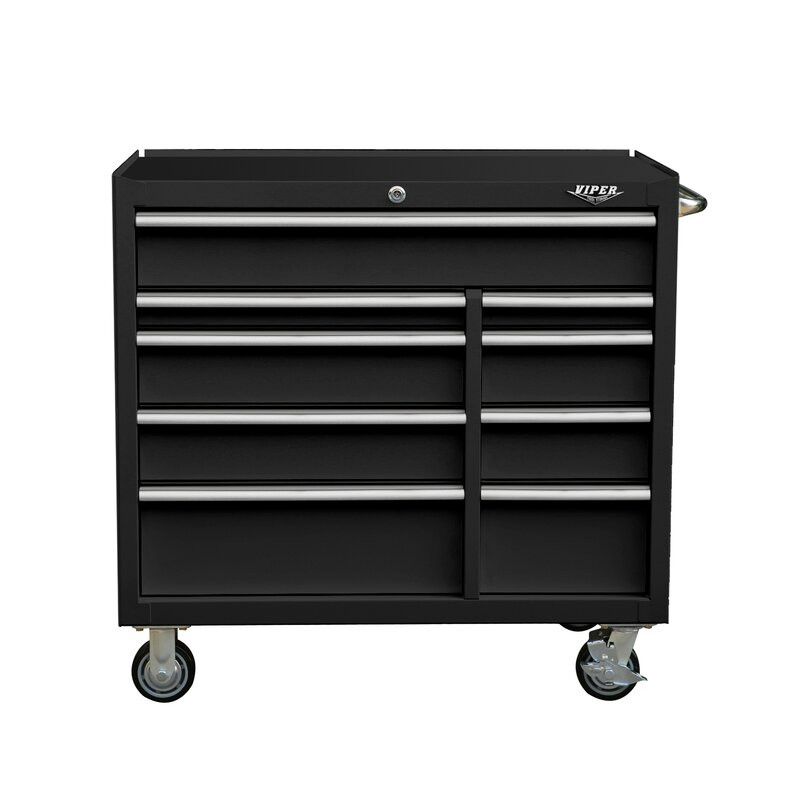 Premium series 41.5 wide 9 drawer bottom folding cabinet