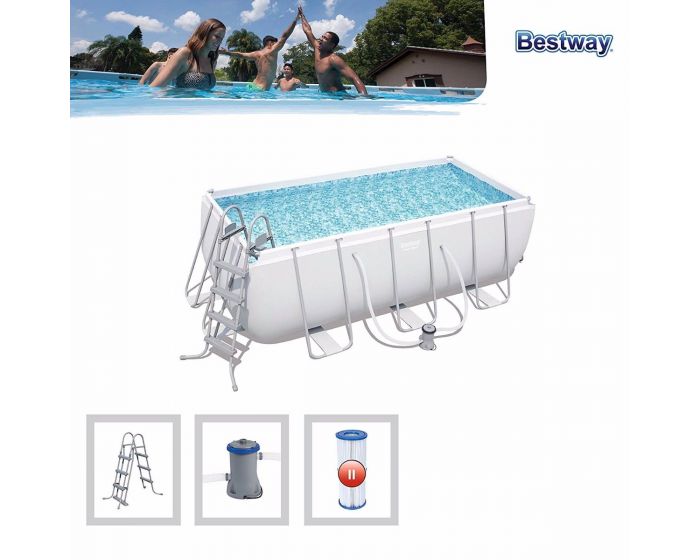 Bestway 56456 13ft 6 Rectangular Swimming Pool 412x2.01x122cm