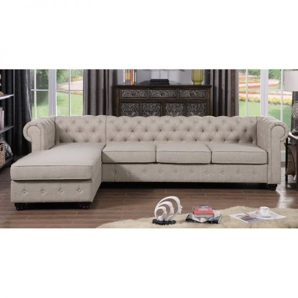 112′′ Wide Left Hand Facing Sofa & Chaise