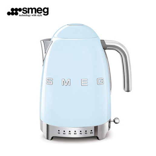 Smeg KLF04CRUK 1.7Ltr Variable Temperature Controlled Kettle and TSF03CRUK 4 Slice Toaster in Retro Cream