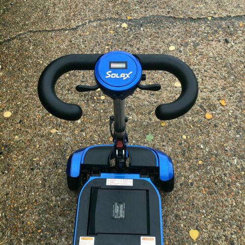 SOLAX GENIE BLUE Manual Folding Mobility Boot Scooter FULLY SERVICED