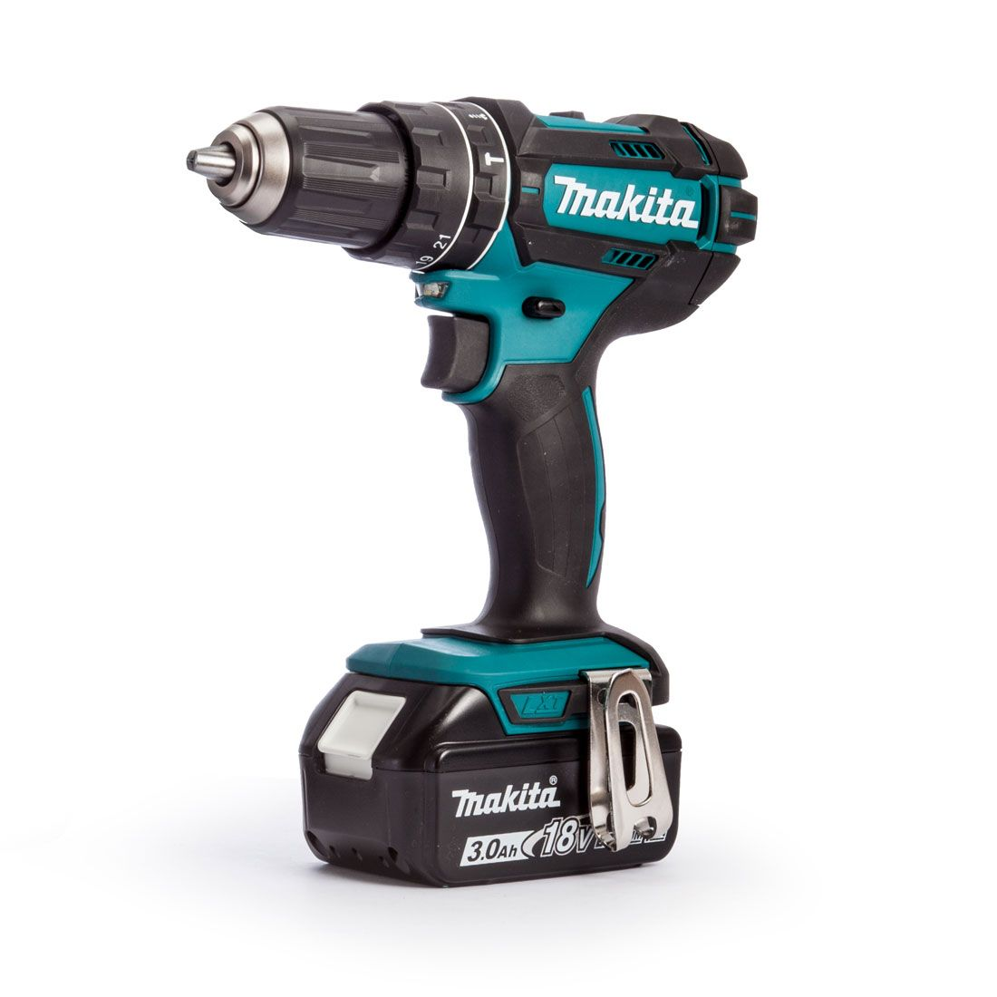 Makita DLX2131JX1 18V Li-ion LXT Combi Kit Including DHP482Z Combi Drill, DTD152Z Impact Driver, 3 x 3.0 Ah Li-ion Battreries and Charger in a Makpac Case
