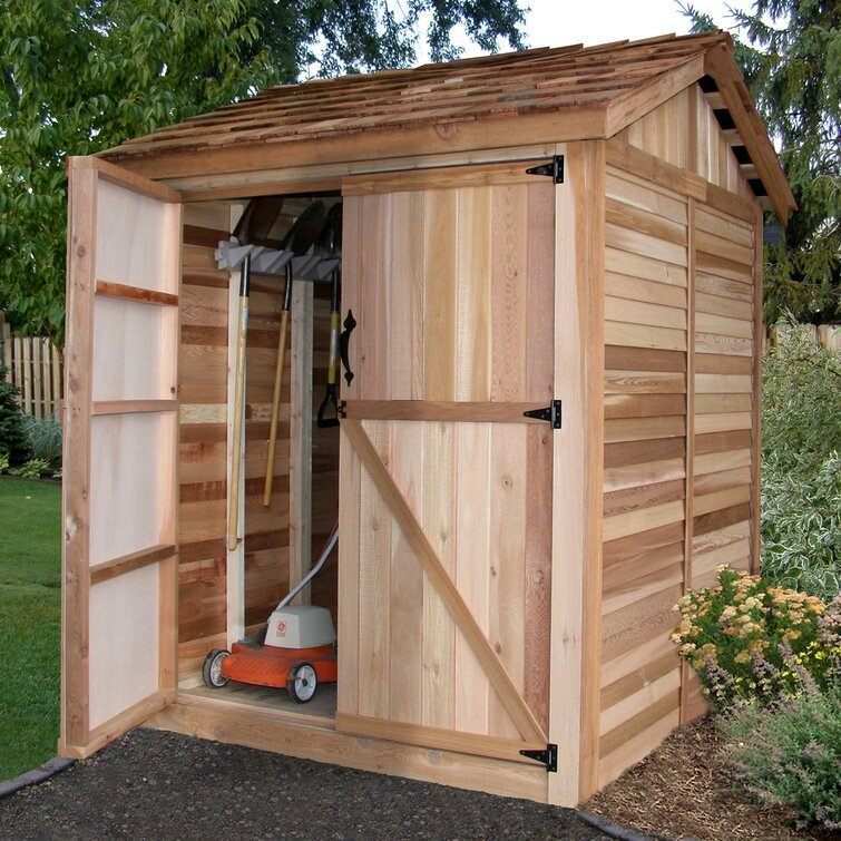 Maximizer 6 ft. W x 6 ft. D Wooden Storage Shed