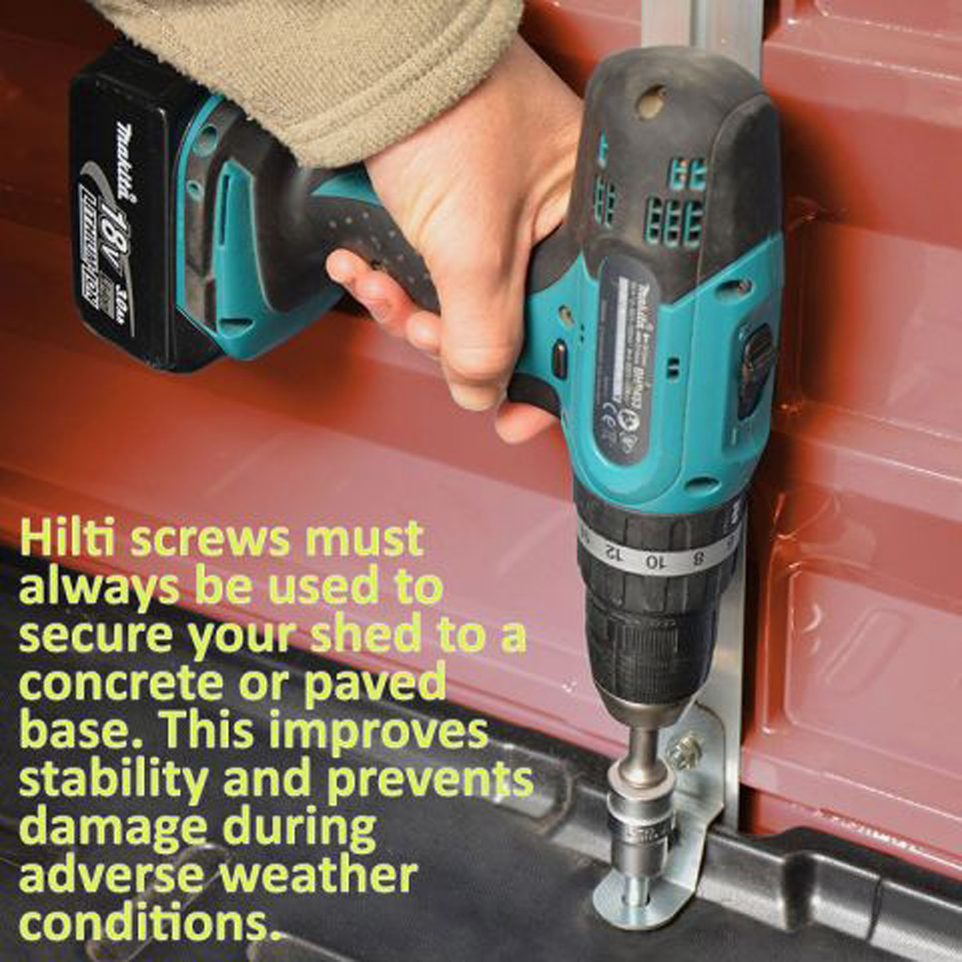 6' x 5' Palram Canopia Grey Skylight metal shed (1.85m x 1.54m)