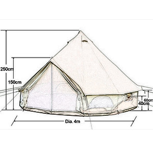 4m bell tent