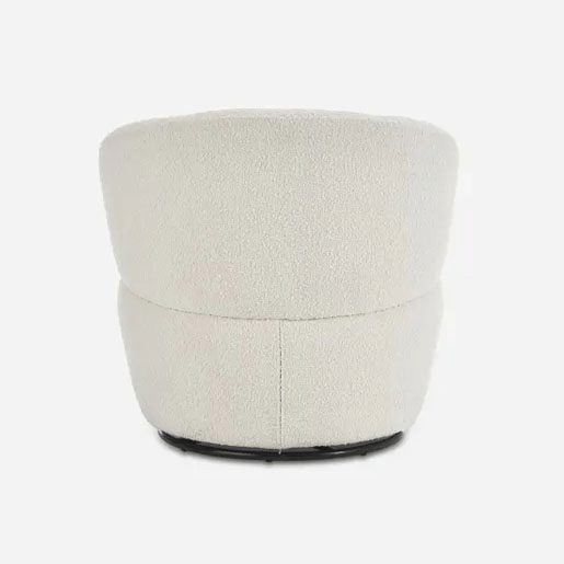 Amber Bouclé swivel chair