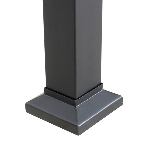 Soft backyard 12 feet. Width x 10 feet. D Steel pergola with canopy