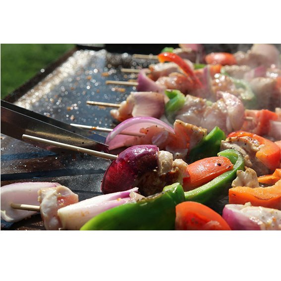 Blackstone 1554 Cooking 4 Burner Flat Top Gas Grill Propane Fuelled Restaurant Grade Professional 36” Outdoor Griddle Station with Side Shelf, 36 Inch, Black