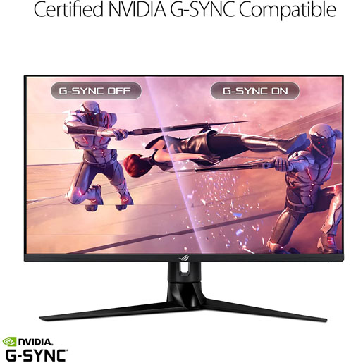 ASUS ROG Swift PG32UQ 32” 4K HDR 144Hz DSC HDMI 2.1 Gaming Monitor, UHD (3840 x 2160), IPS, 1ms, G-SYNC Compatible, Extreme Low Motion Blur Sync, Eye Care, DisplayPort, USB, DisplayHDR 600