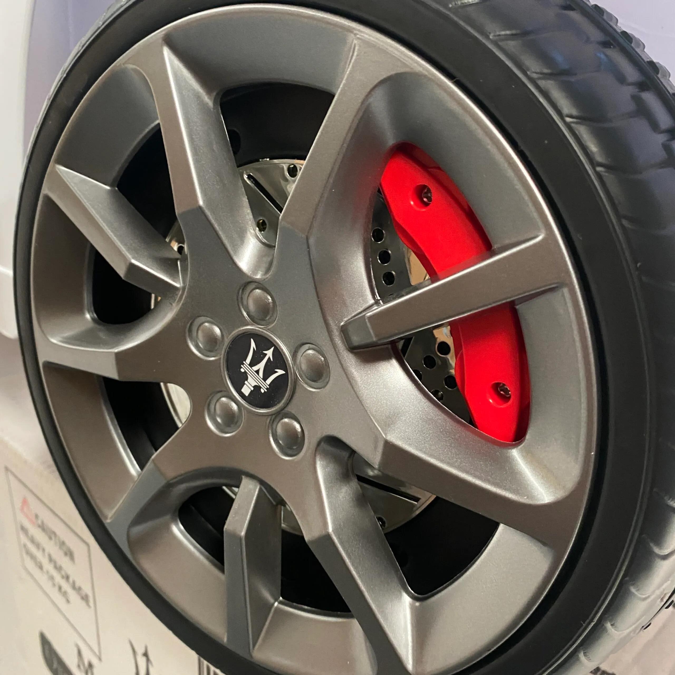 Maserati Gran Cabrio Kids 12v Electric Ride On Car in WHITE