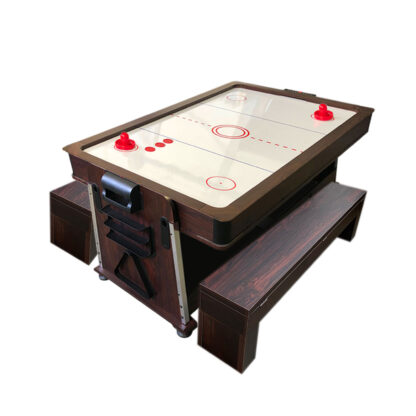 7 FT Pool Table Billiards + Air Hockey Table
