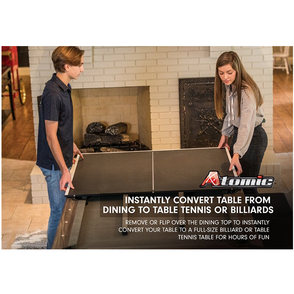 7' pool table dining table ping pong table