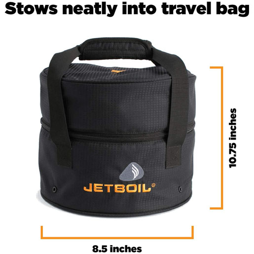 Jetboil Genesis Basecamp Backpacking and Camping Stove Cooking System with Camping Cookware