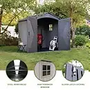 Lifetime 7x7 ft outdoor storage shed
