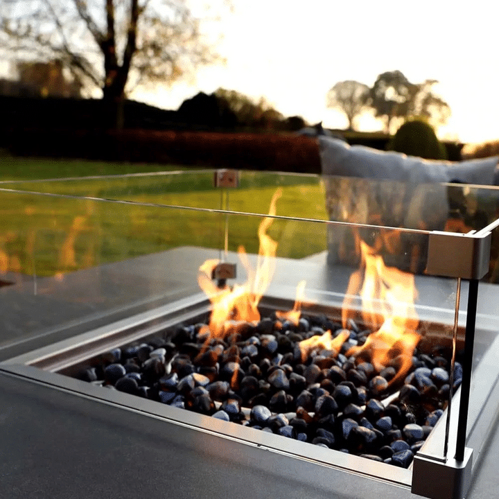 Supremo Melbury Square 4 Seat Fire Pit Set