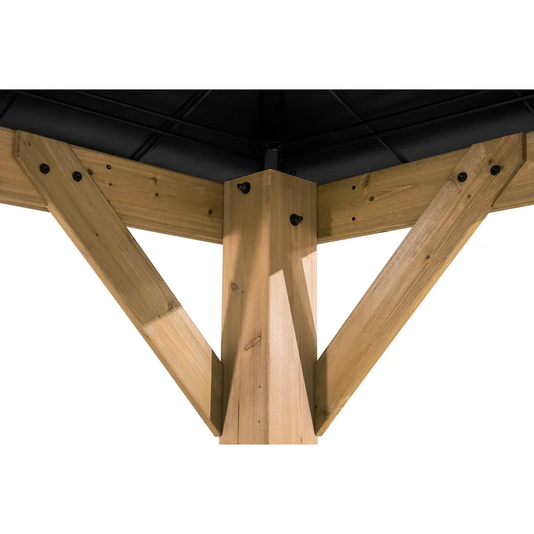 Dewhitt Solid Wood Patio Gazebo