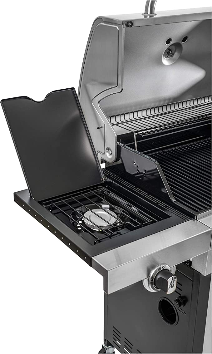 Char-Broil 140895 Advantage Series 445S - 4 Burner Gas Barbecue Grill with TRU-Infrared Technology, Stainless Steel Finish