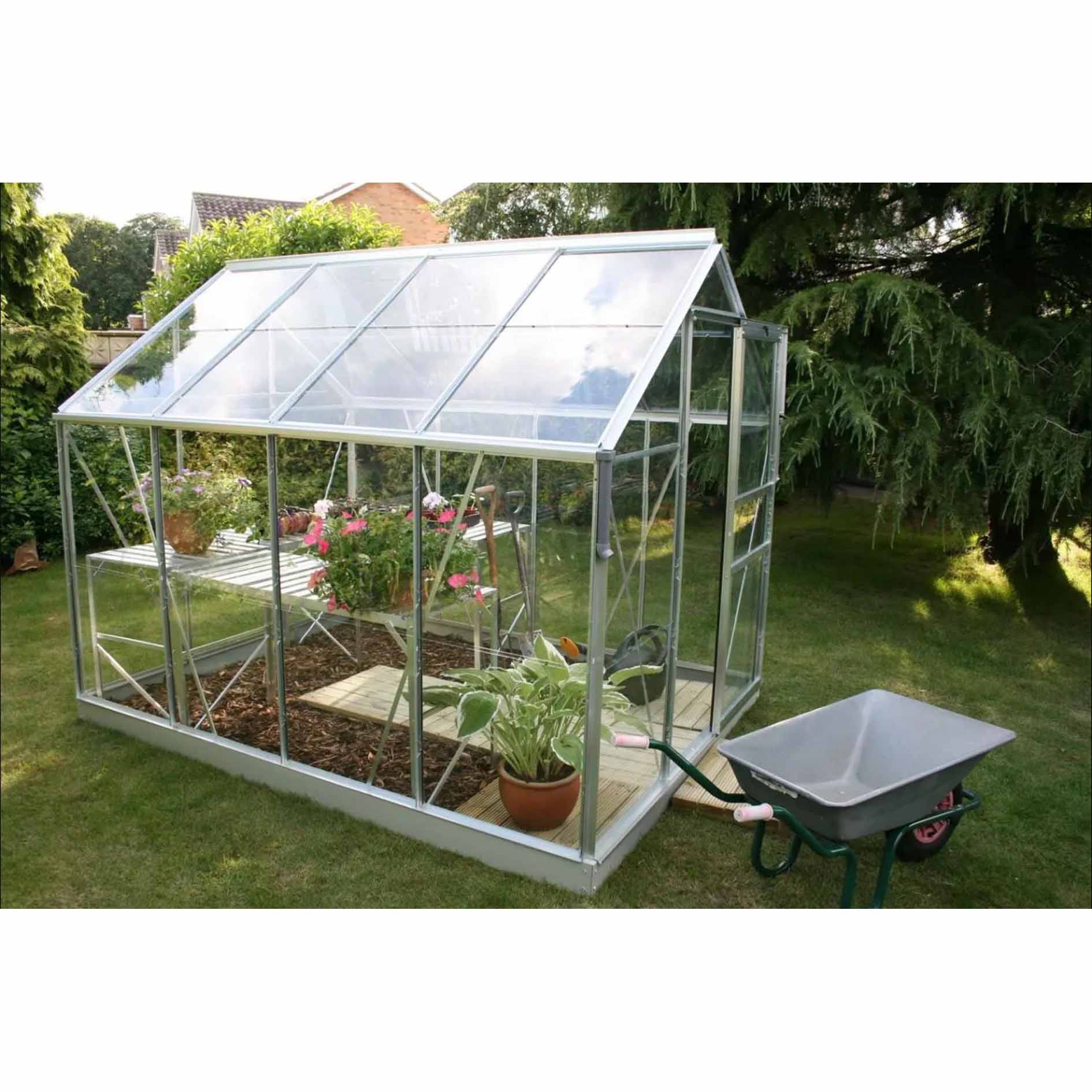 Vitavia 8x6 Venus 5000 Greenhouse - Horticultural Glass