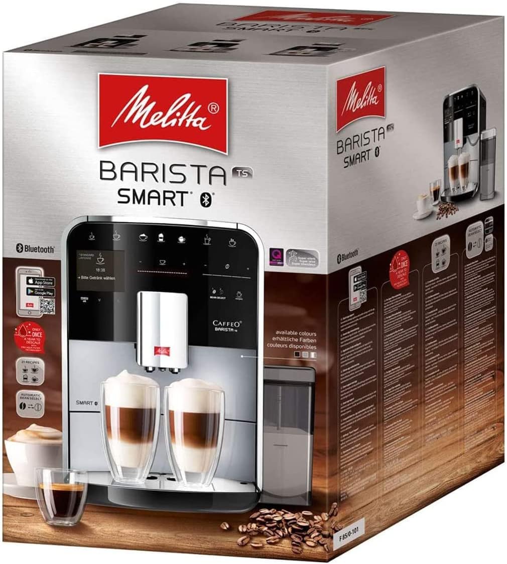 Melitta F850-102 Barista TS Smart Coffee Machine, 1450 W, 1.8 liters, Black.