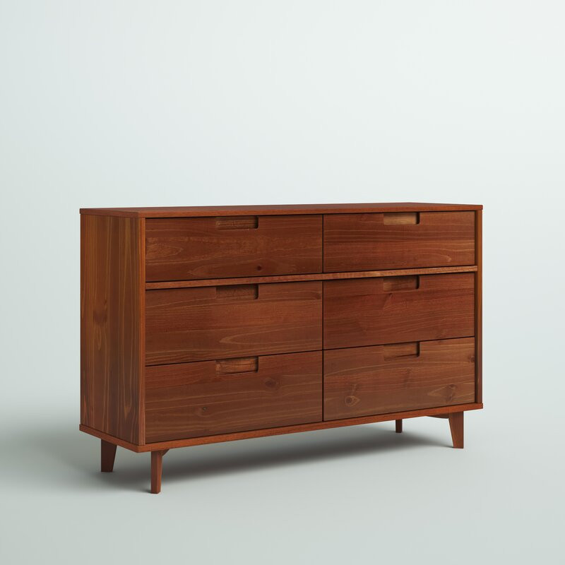 Helmick 6 Drawer 52'' W Double Dresser