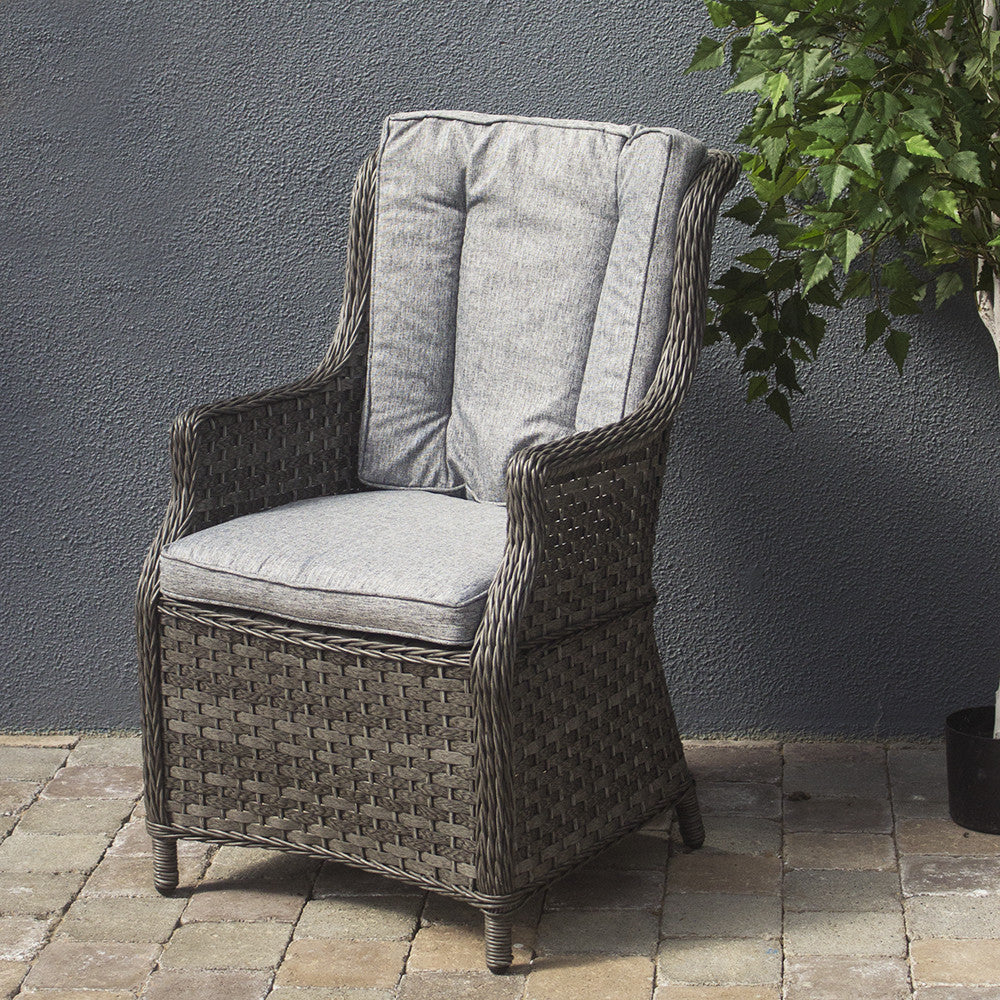 Boston - 6 Seater Polywood Round Set (Dark Grey)