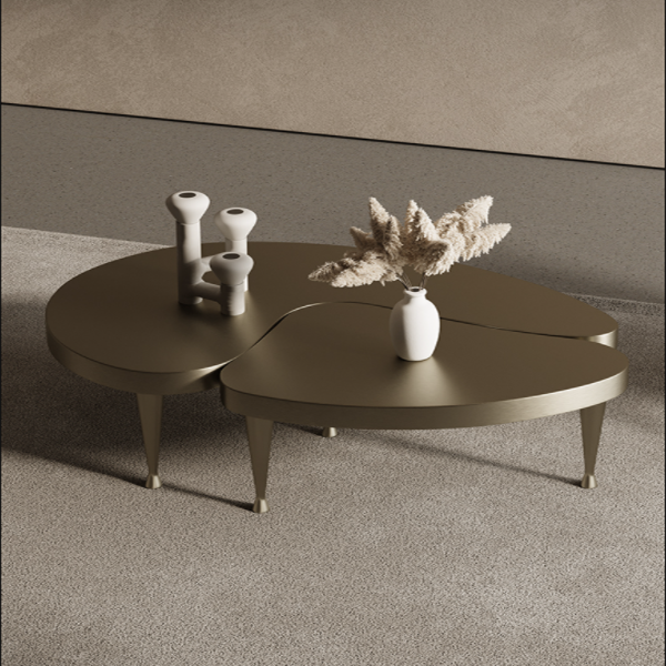 light luxury small apartment special-shaped coffee table