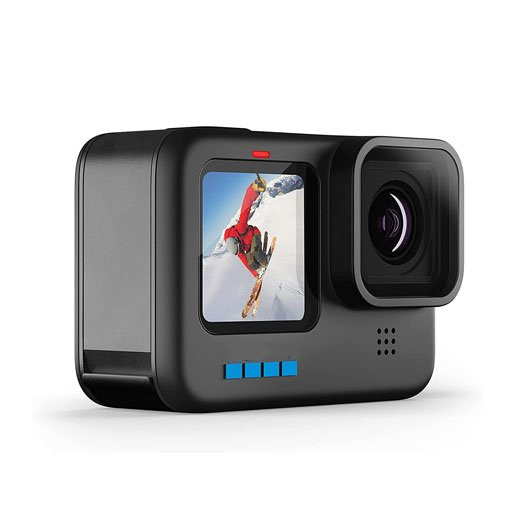 GoPro HERO10 Black-Waterproof sports camera with front LCD and touch screen rear screen, 5.3K60 ultra-high-definition video, 23MP photos, 1080p real-time streaming
