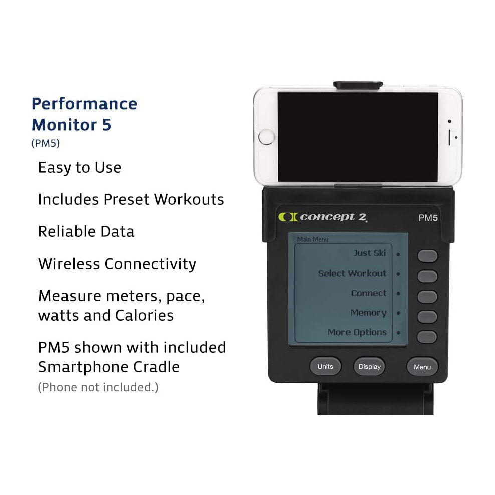 Concept2 SkiErg with PM5, Black