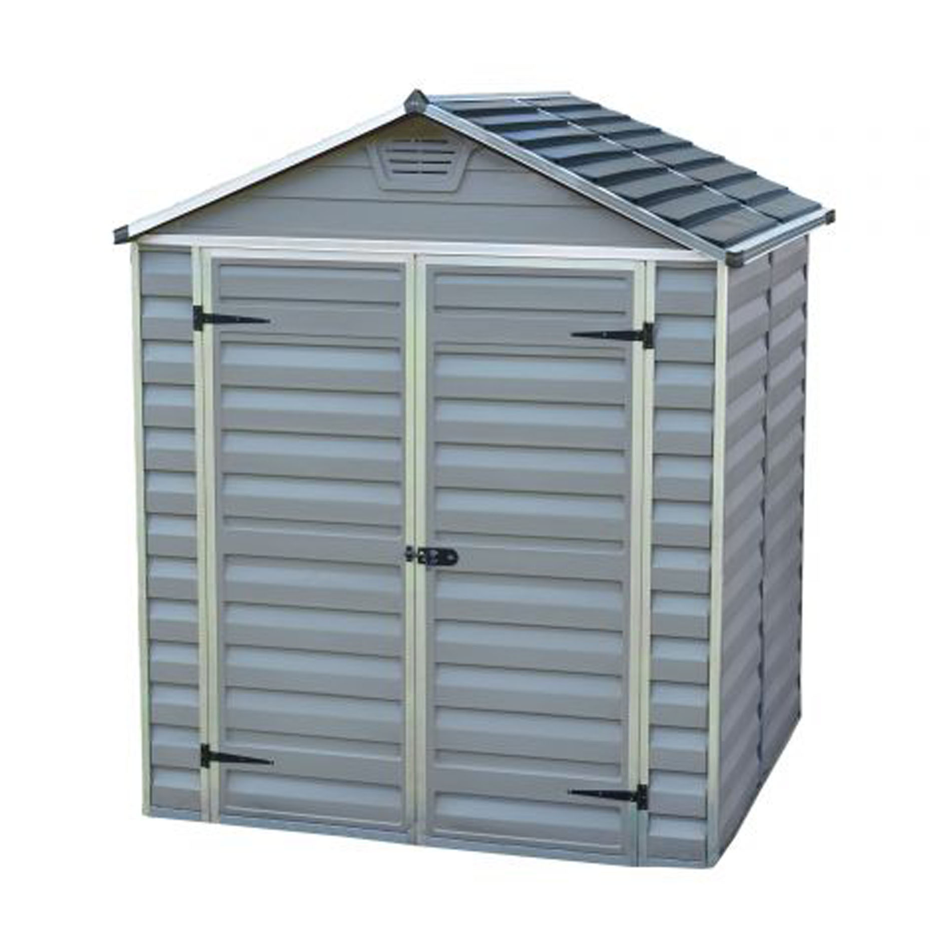 6' x 5' Palram Canopia Grey Skylight metal shed (1.85m x 1.54m)