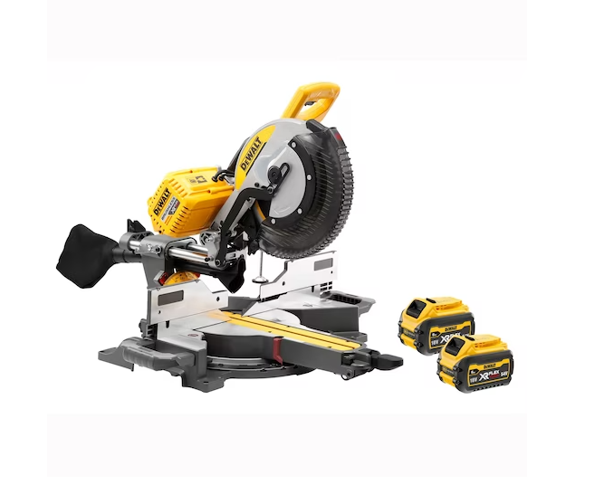 DEWALT 12-Inch Sliding Compound Miter Saw, Double Bevel (DWS780)