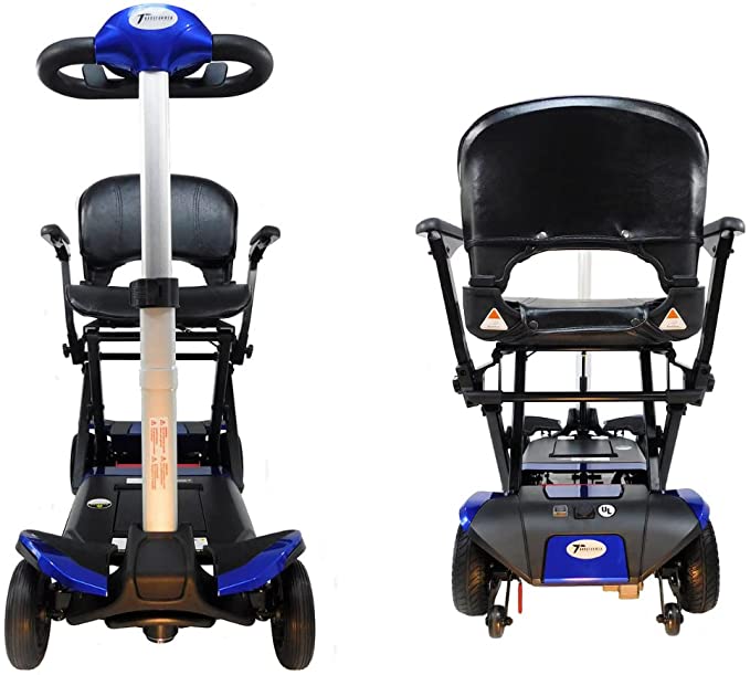 SOLAX  4-Wheel Remote Control Folding Mobility Scooter-2022