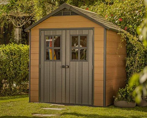 Keter Newton 7.5x7 Apex Tongue & groove Composite Shed with floor