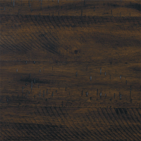 Iconic Design Dining Table Set with 6 Upholstered Chairs, Brown