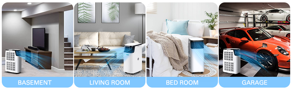 Portable Air Conditioner for Room Dehumidifier 14000BTU Portable Air Conditioning for Bedroom9