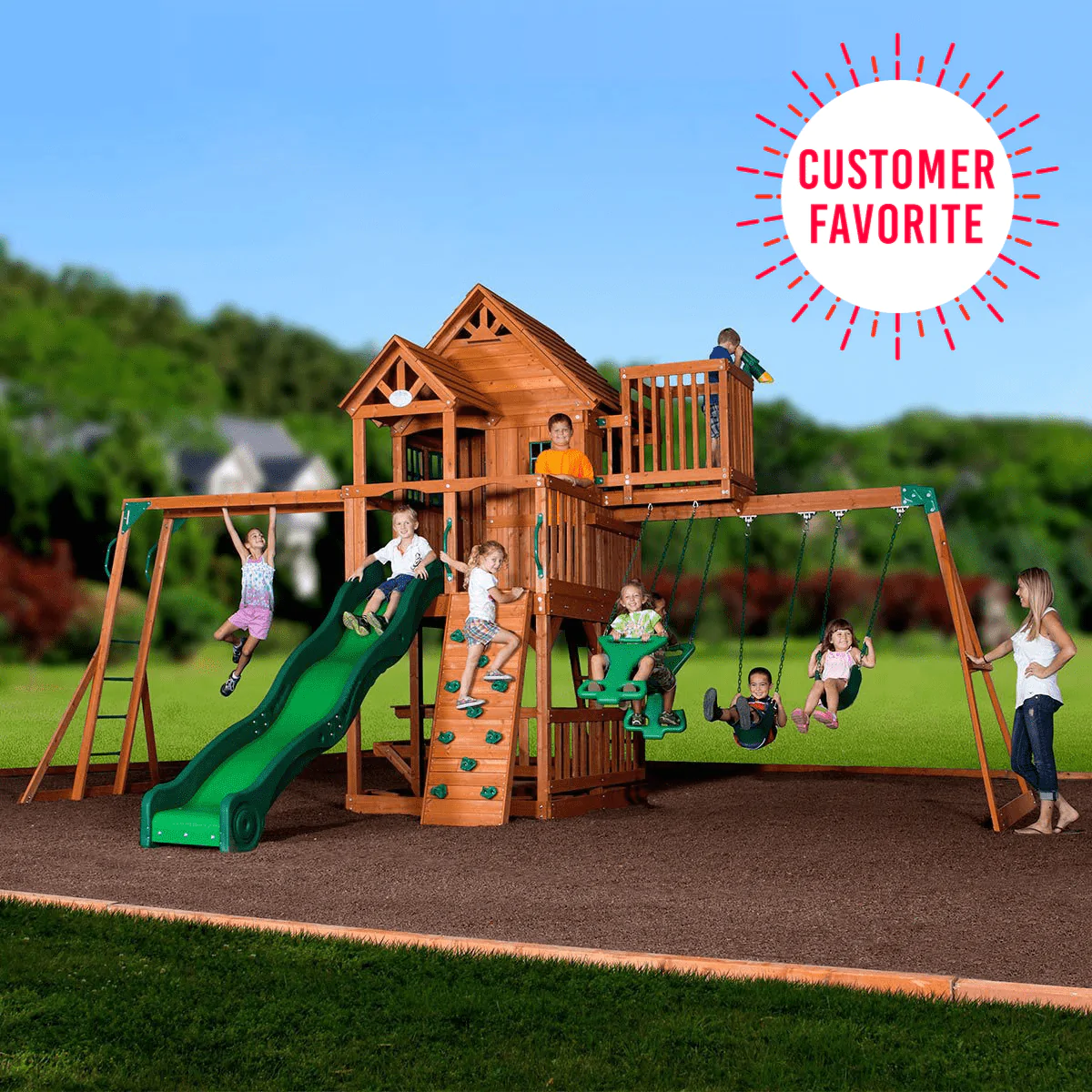 Backyard Discovery Skyfort II Playcentre (3-10 Years)