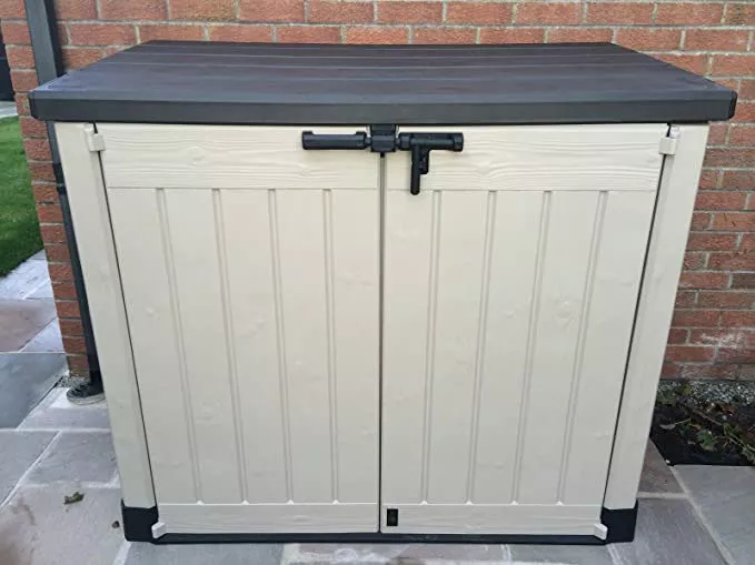 Garden Store Direct Keter Store It Out Max Garden Shed Wheelie Bin Store Original Version With Door Bolt