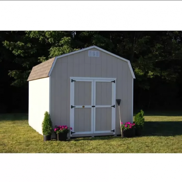 12 ft. W x 18 ft. D Solid and Manufactured Wood Storage Shed