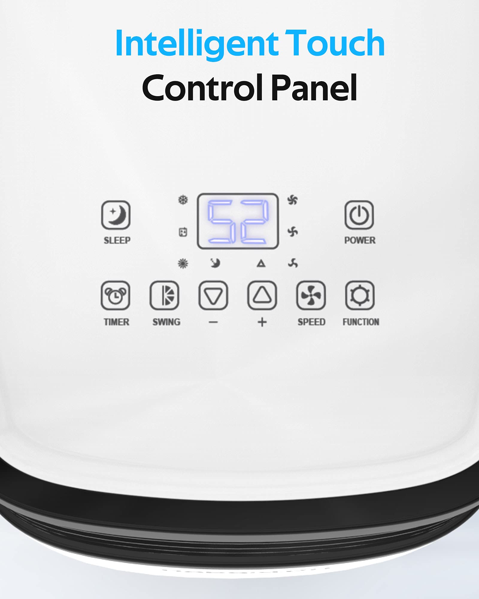 Portable Air Conditioner-14000BTU Portable AC Unit 500 Sqft AC Window Unit, Dehumidifier, with Remote Control Timer Wheels Auto Defrost, for Small Room Home Bedroom Living Rooms