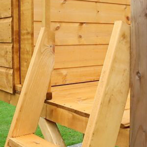 Mercia 12 x 5ft Wooden Poppy Playhouse including Tower & Slide