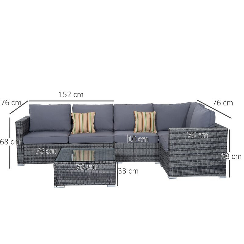 5 - Person Seating Group with Cushions