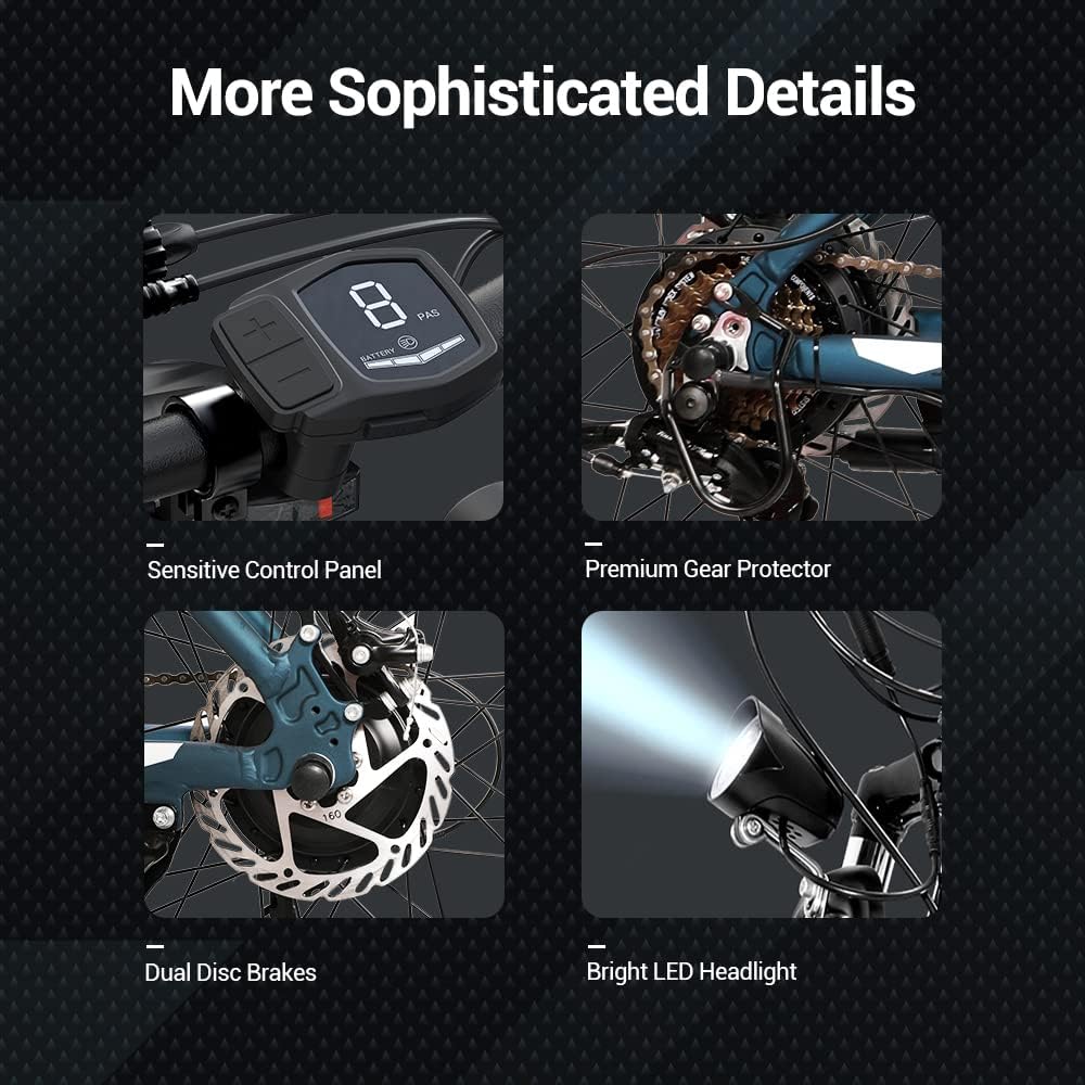 Eleglide M1 Electric Mountain Bike, 27.5