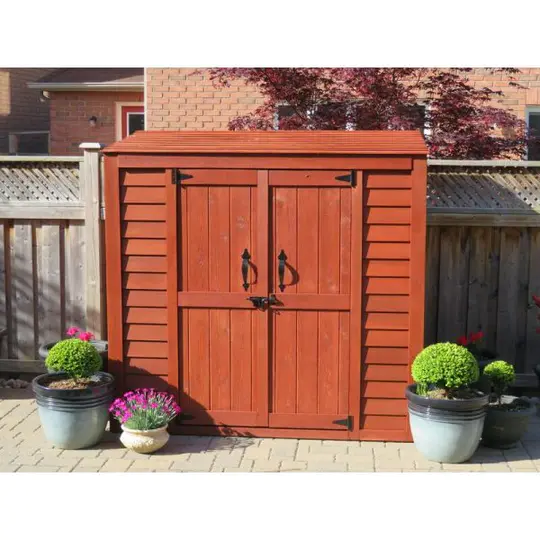 Grand Garden Chalet 6 ft. W x 3 ft. D Solid Wood Tool Shed