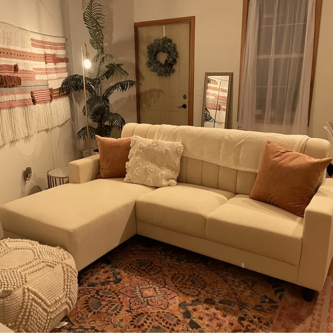 Dyer Avenue 84,5'' Festes Sofa und Chaiselongue mit Blick auf die linke Seite