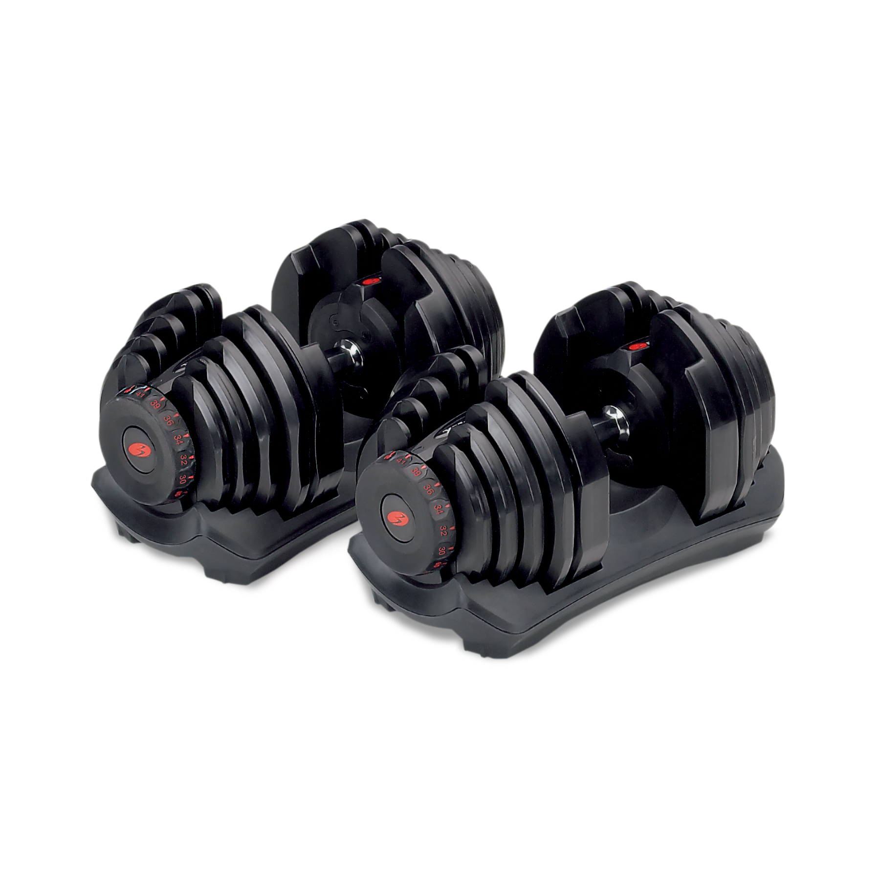 Bowflex SelectTech 1090i adjustable dumbbells (pair) with dumbbell stand