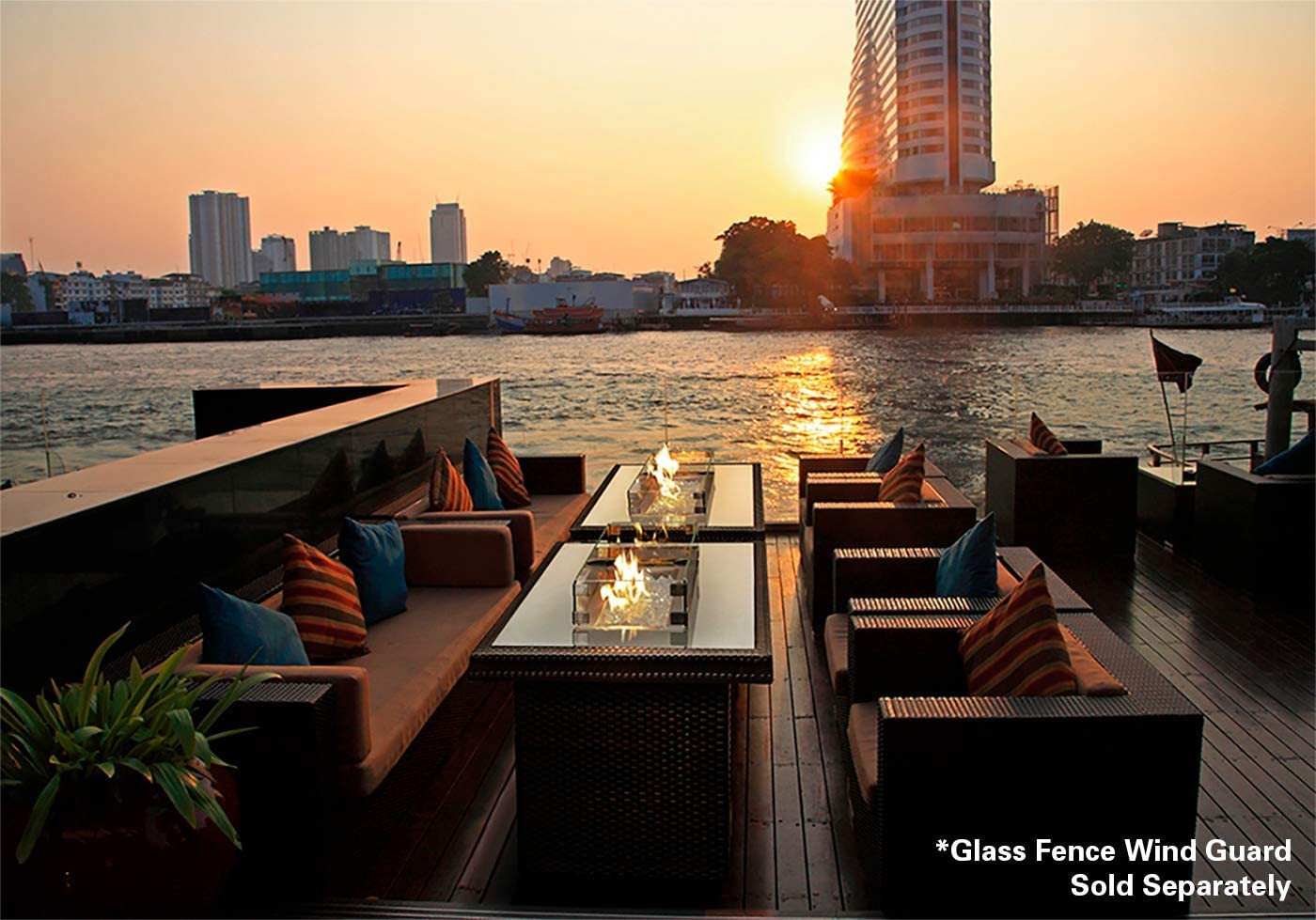 Outland Living Series 403-Espresso Brown Fire Table, Espresso Brown50,000 BTU