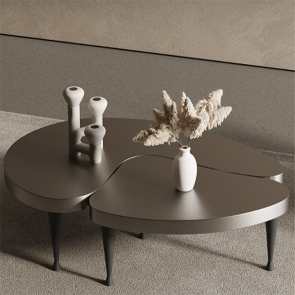light luxury small apartment special-shaped coffee table