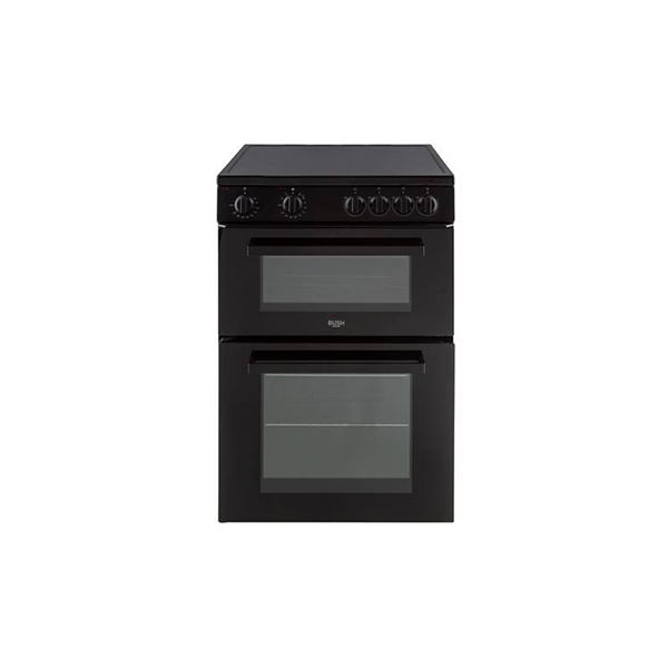 60cm Twin Cavity Electric Cooker - Black