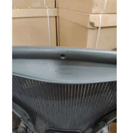 Herman Miller Aeron 2nd generation, Herman Miller Aer on 2nd generation ergonomic chair office chair 2nd generation high matching dark gray steel feet, Y-shaped lumbar support Ergonomic chair, lumbar support chair, office computer chair, medium nylon